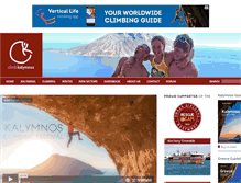 Tablet Screenshot of climbkalymnos.com